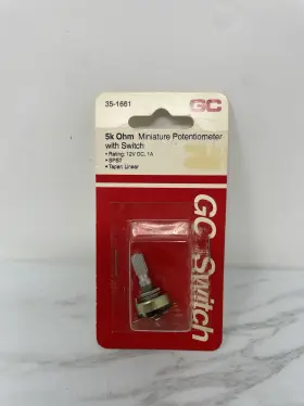 35-1304 GC Miniature Potentiometer Switch