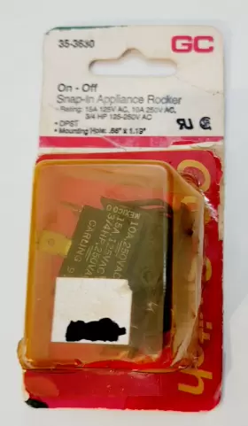 35-3630 GC Snap Rocker Switch