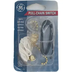 043180640581 GE Chain Switch Lamp Light Fixture Single Cord