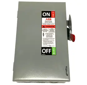 783164008784 GE Fusible General Safety Switch Wire Pole