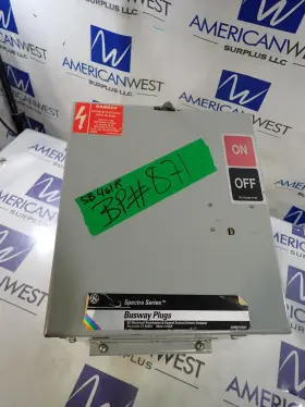 SB461R GE Fusible Spectra Busway Switch Bus Plug Phase Amp