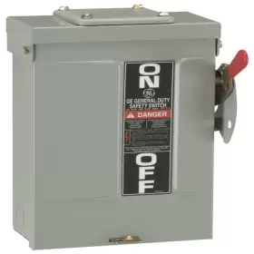 TG4322R GE Fusible General Safety Switch Unobstructed Gutter