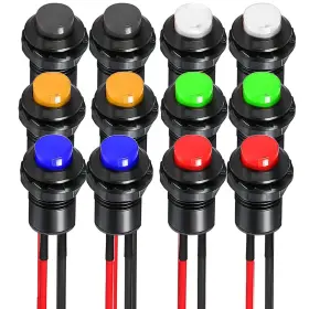 726972606049 GEBILDET Prewired Momentary Push Spst Ac
