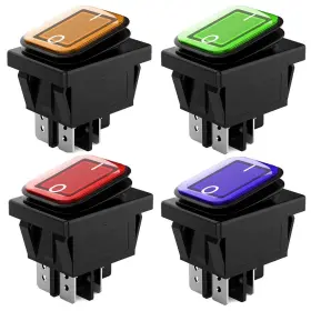 E314 GEBILDET Waterproof Rocker Toggle Switch Led Indicator