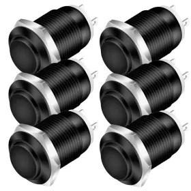 E1393 GEBILDET Momentary Push Raised Head Cable Alloy