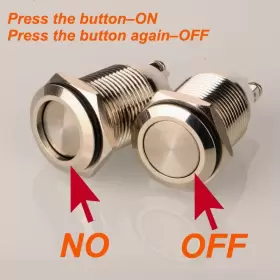 E509-US GEBILDET Latching Push Switch Lock #2
