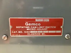 1980-104I-SP-X GEMCO Rotating Cam Limit Switch #2