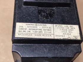 TEF113020 GENERAL ELECTRICC Electric Circuit Breaker #3