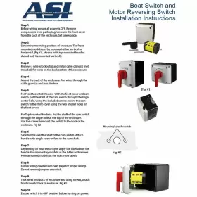 P0202500S-RH-EKIT GIOVENZANA Asi Boat Lift Switch Single