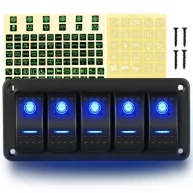 109B GOOACC Gang Rocker Switch Panel Toggle Holder