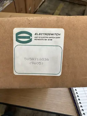 505A716G36 GOVERNOR Electroswitch Switch