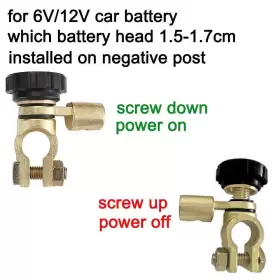 SOUS0003 GRACEME Battery Master Disconnect Switch Negative #3