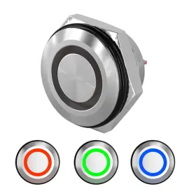 HBGQ16-19SF HBAN Momentary Led Push Switch Mini Anti Vand