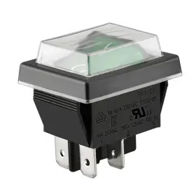 670534172537 HESCHEN Rocker Switch Dpst Terminals Light Wat