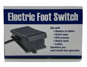 96619 HFT Momentary Electric Switch Pedal Power Tools Plug #2