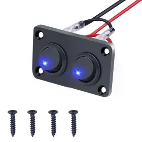 SP-02 HIYFUH Rocker Switch Panel Waterproof Bluetoggle Truc