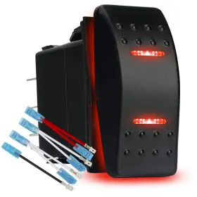HOKAAER-QB06 HOKAAER Momentary Rocker Switch Toggle