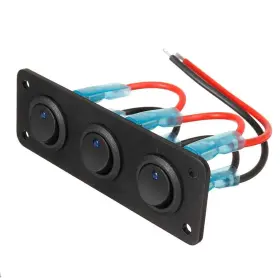 HADA3C59-3-OOOOG HOMESOGOOD Gang Pin Rocker Switch Panel
