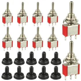 Hr-m-toggle HUAREW Momentary Switch Waterproof Cap Mini Pins