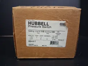 69HA1 HUBBELL Pressure Switch Box