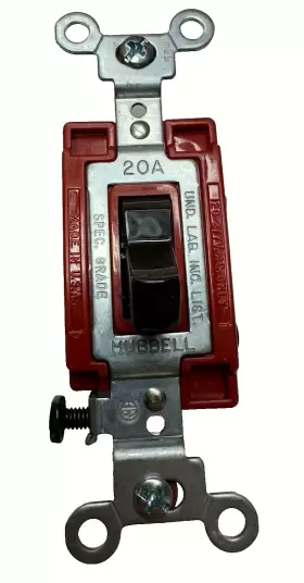 CS1223 HUBBELL Specification Toggle Light Switch #3