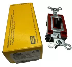 CS1223 HUBBELL Specification Toggle Light Switch