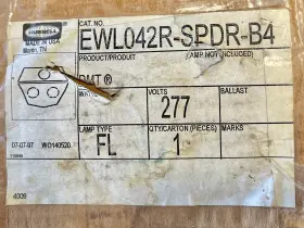 EWL042R-SPDR-B4 HUBBELL Light Damp