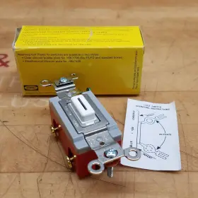 HBL1221LW HUBBELL Lock Switch Single Pole