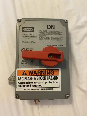 HBLDS3VFD HUBBELL Ac Enclosed Disconnect Switch