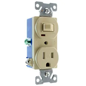 RC108ITRZ HUBBELL Toggle Switch Receptacle Tr Outlet