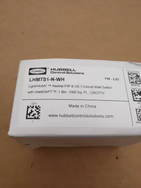 LHMTS1-N-WH HUBBELL Lighthawk Sensor Box Wall Mount #3