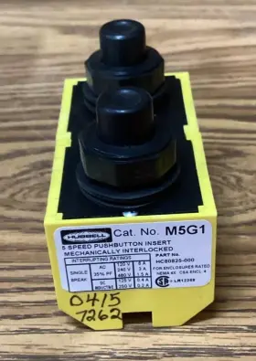 M5G1 HUBBELL Pushbutton Mechanically Interlocked #3