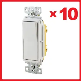 RSD115ILW HUBBELL Trade Select Rocker Switch Pack