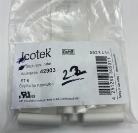 42903 ICOTEK CORP Plugs Cable Grommets Pack