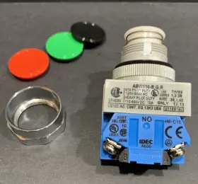 ABW110-B.G.R IDEC CORPORATION Pushbutton Switch Flush