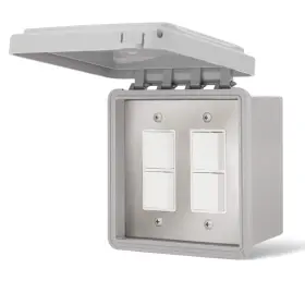 14-4325 INFRATECH Dual Duplex Stack Switch Mount Control Cove