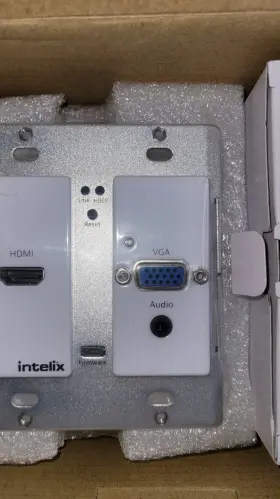 AS-1H1V-WP-W INTELIX Hdmi Vga Wallplate