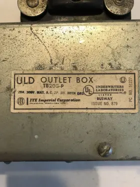 TB20G-P ITE Uld Outlet Box #2