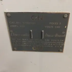 V7H3205 ITE Volt Pole Fusible Distribution Switch Amp #2