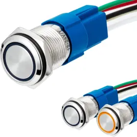 735279653427 JANDECCN Pack Push Switch Led Indicator Light