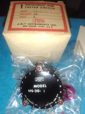 MS-20-1 JBT Tester Switch Position Deck
