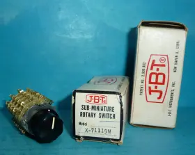 X-71115N JBT Miniature Selector Switches Decks Tabs