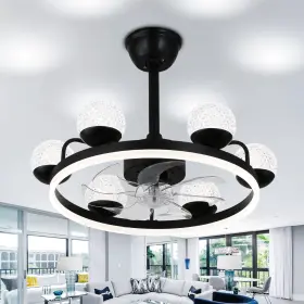 JENVKOIL-CF24-CL JENVKOIL Caged Ceiling Lights Remote Control