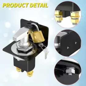 696229473598 JOINFWORLD Battery Disconnect Switch Lockout #3