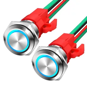 LAS3D-16H-10EL-N-BL-2PCS JOINFWORLD Latching Push Switch Volt
