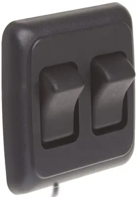 12235 JR PRODUCTS Double Spst Switch Bezel
