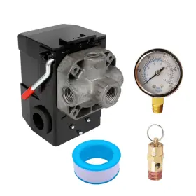 793740285843 KACARBER Switch Air Compressor Port Water Gauge