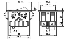 956416200029 KEDU Rocker Power Switches #3