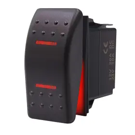 XKG-R-03 KEING Momentary Waterproof Rocker Switch Toggle Led