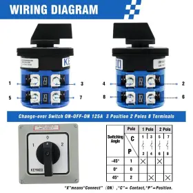 763470666762 KEYMOO Rotary Changeover Switch Master Exterior #3